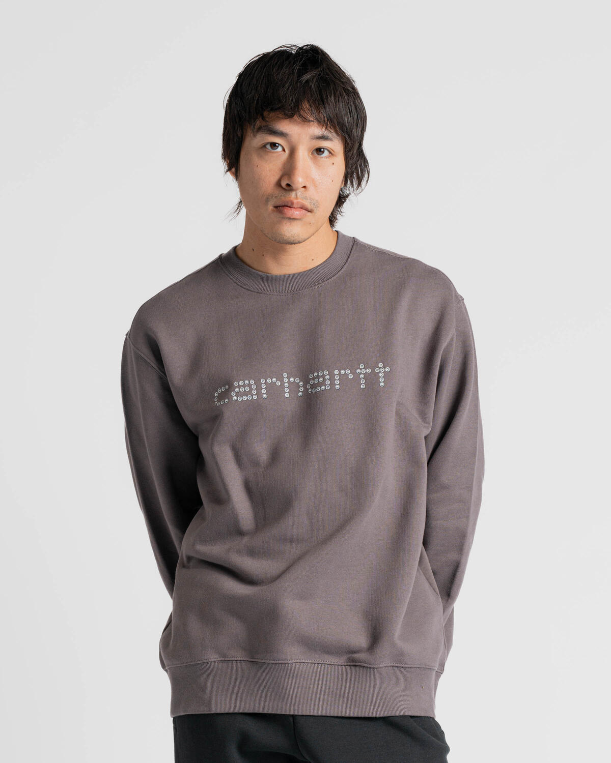 Carhartt WIP Rivet Script Sweat | I034415-2LQXX | AFEW STORE